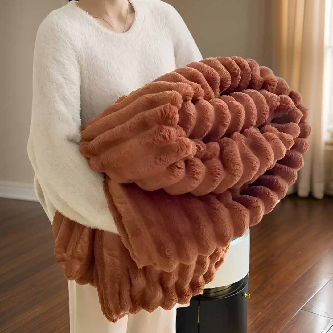 Cozy Soft Fleece Throw Blanket