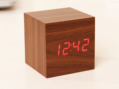 Compact Digital Alarm Clock Thermometer