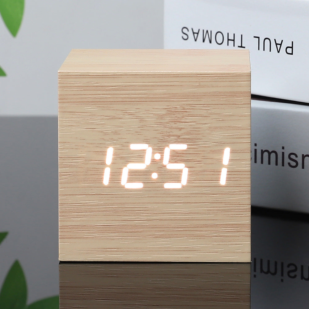 Compact Digital Alarm Clock Thermometer