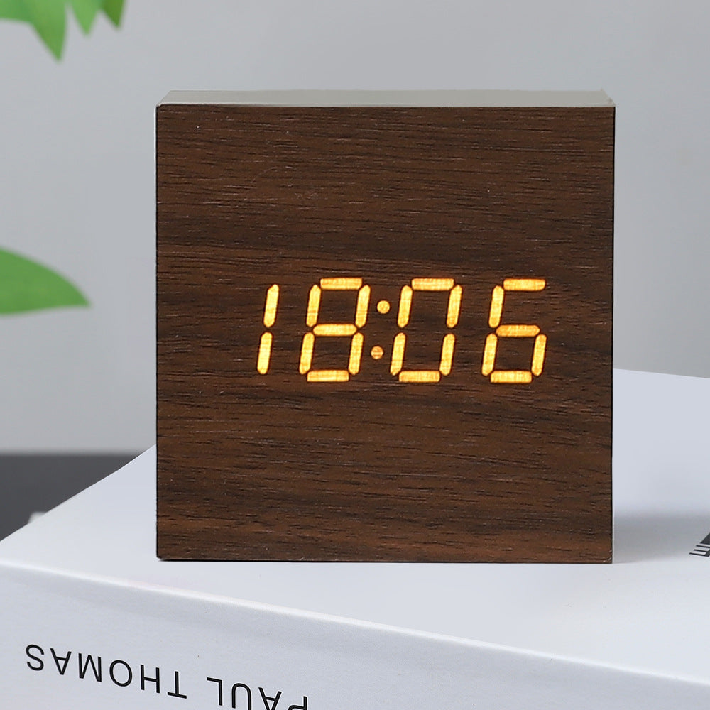 Compact Digital Alarm Clock Thermometer