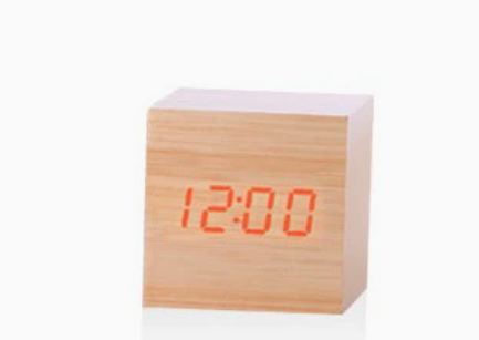 Compact Digital Alarm Clock Thermometer