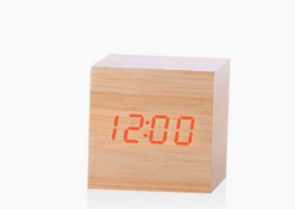 Compact Digital Alarm Clock Thermometer
