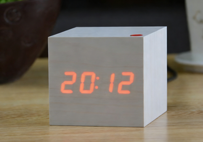 Compact Digital Alarm Clock Thermometer