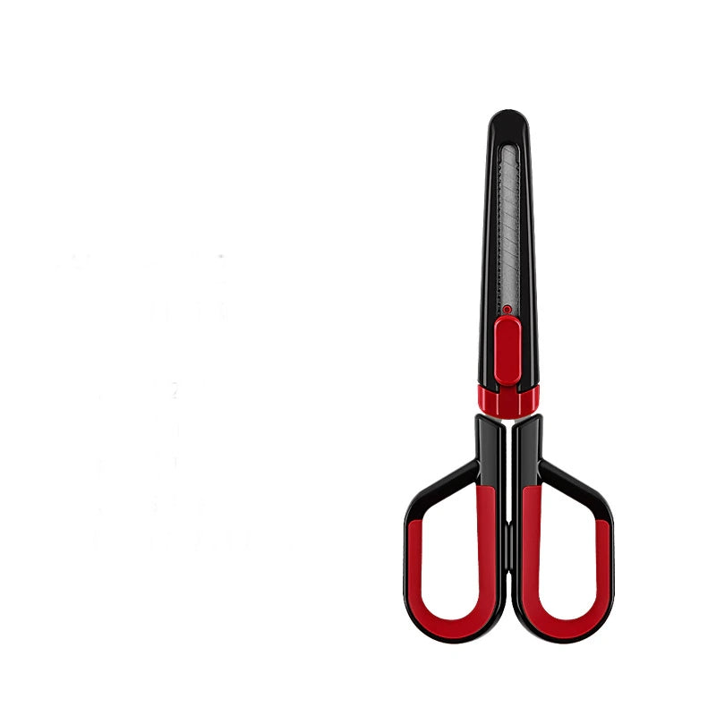 2 in 1 Premium Safe Cutting Scissors Knife - Marketvora
