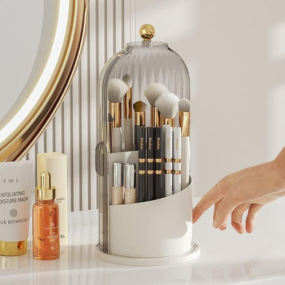 Rotating Makeup Brush Storage Organizer