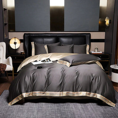 Soft Silk Bedding 4 Piece Set