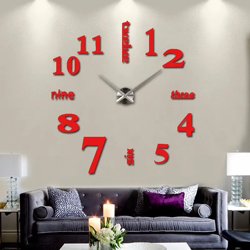 Modern Quartz Silent Clock