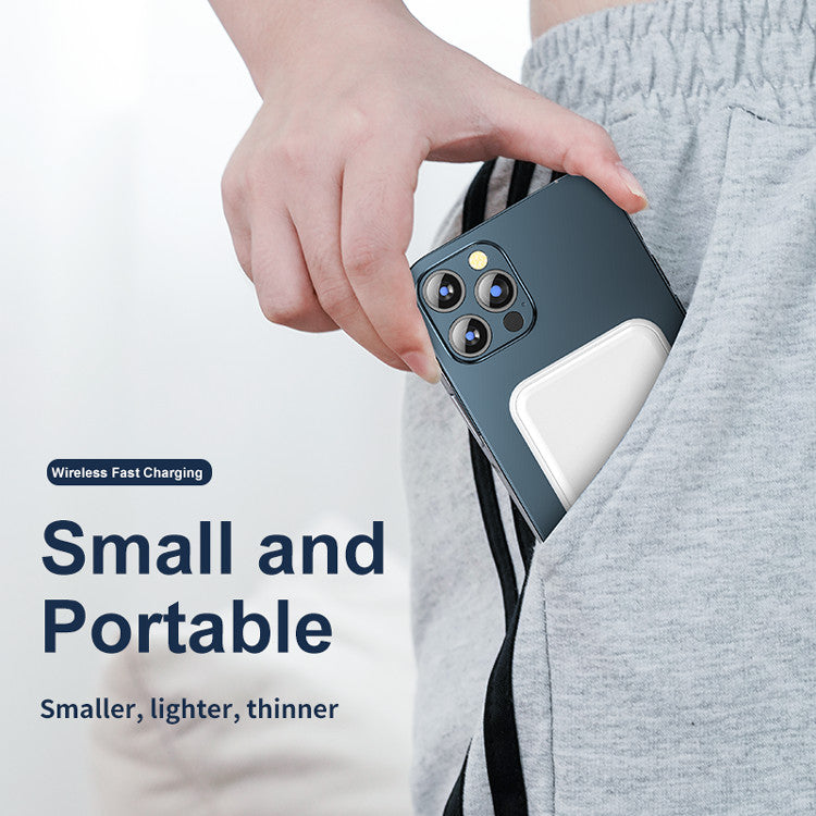 Slim Portable Magnetic Phone Charger 5000mAh