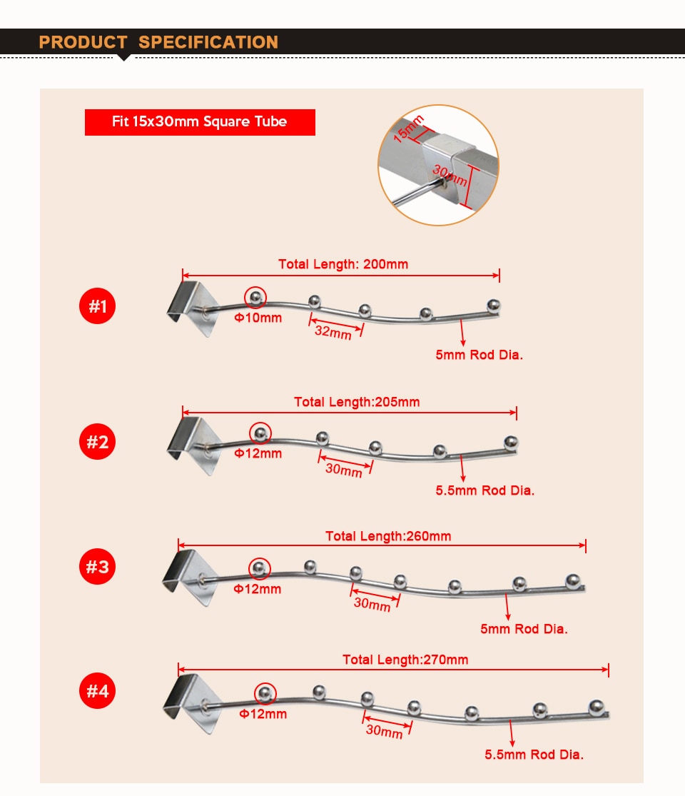 2 Pack Wall Mount Storage Hooks