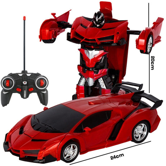 2 in 1 Turbo RC Transforming Car Toy - Marketvora