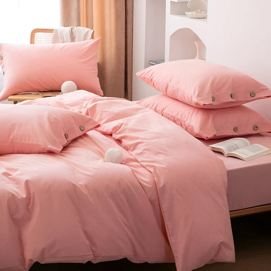 Soft Cotton Sheet Set with 2 Pillow Covers - Marketvora