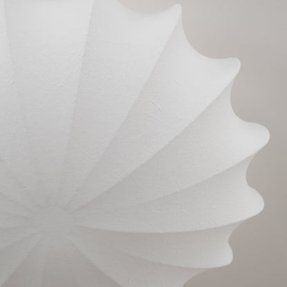 Beautiful Fabric Shell Ceiling Light Fixture