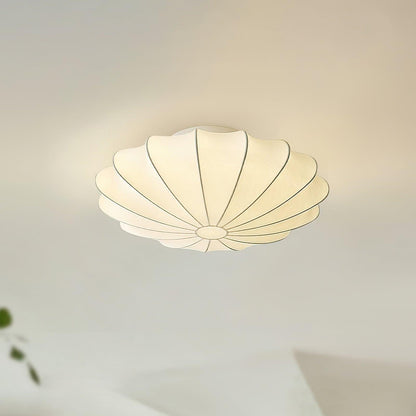 Beautiful Fabric Shell Ceiling Light Fixture - Marketvora