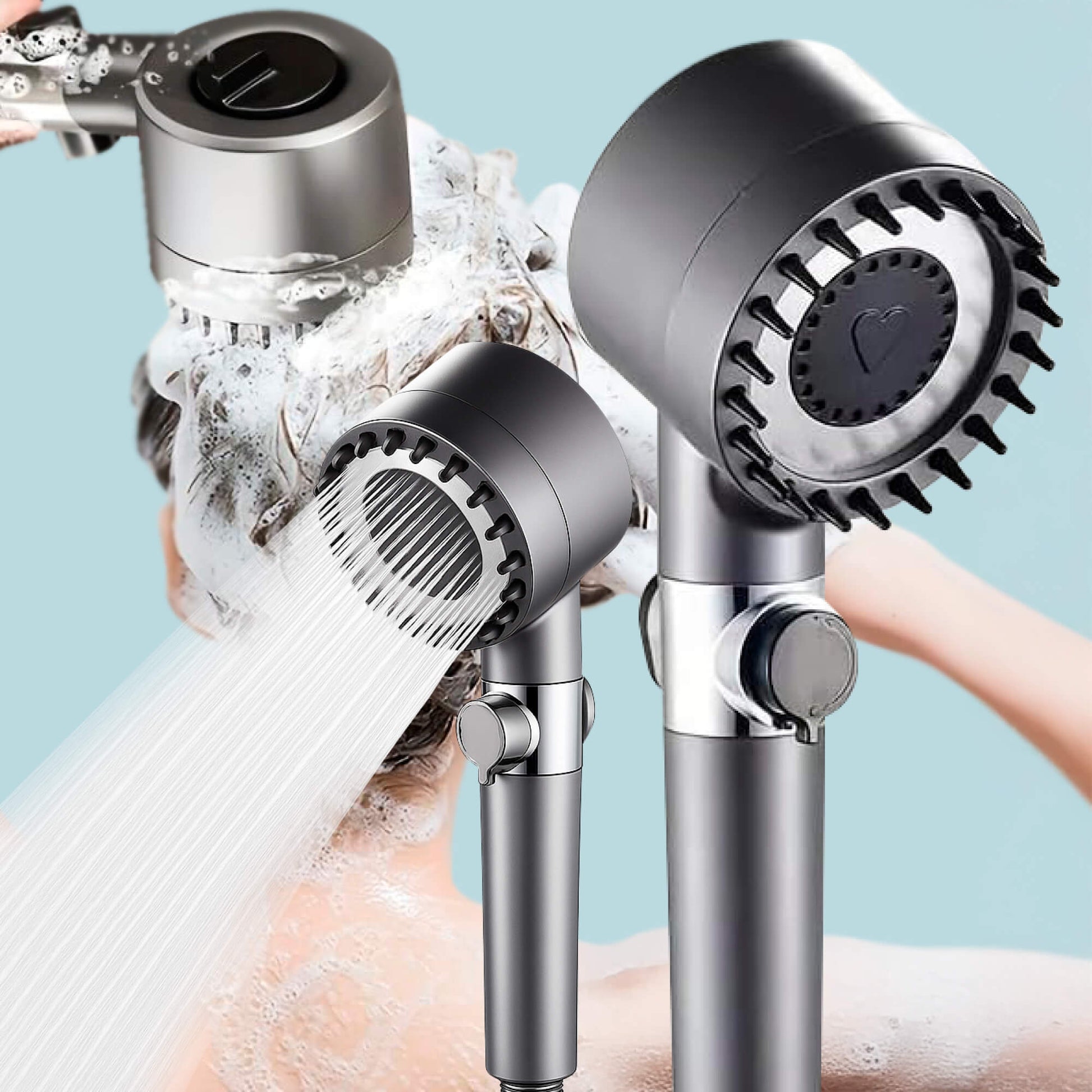 Ultra High Pressure Shower Head for Strong Water Flow - Marketvora