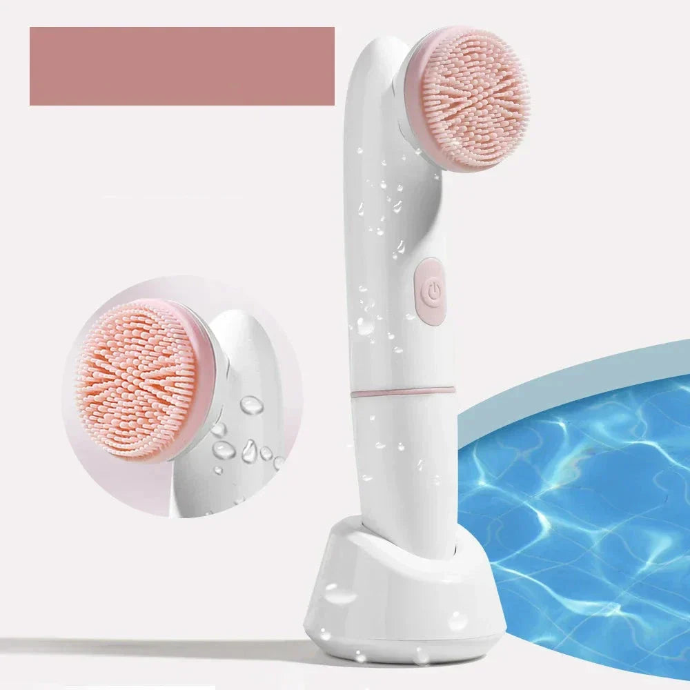 Portable Facial Cleanser and Massager Silicone Tool
