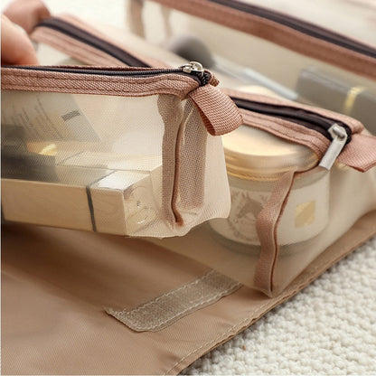 Portable Collapsible Makeup Travel Storage Bag