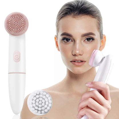 Portable Facial Cleanser and Massager Silicone Tool - Marketvora