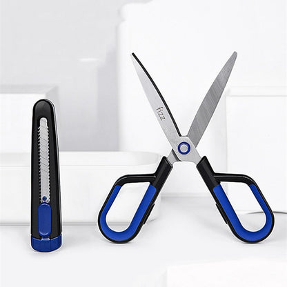 2 in 1 Premium Safe Cutting Scissors Knife