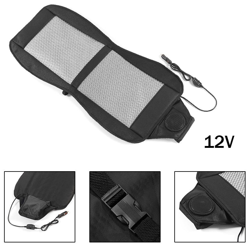 Cooling Car Seat Cushion with Built-in Fan