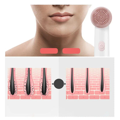 Portable Facial Cleanser and Massager Silicone Tool