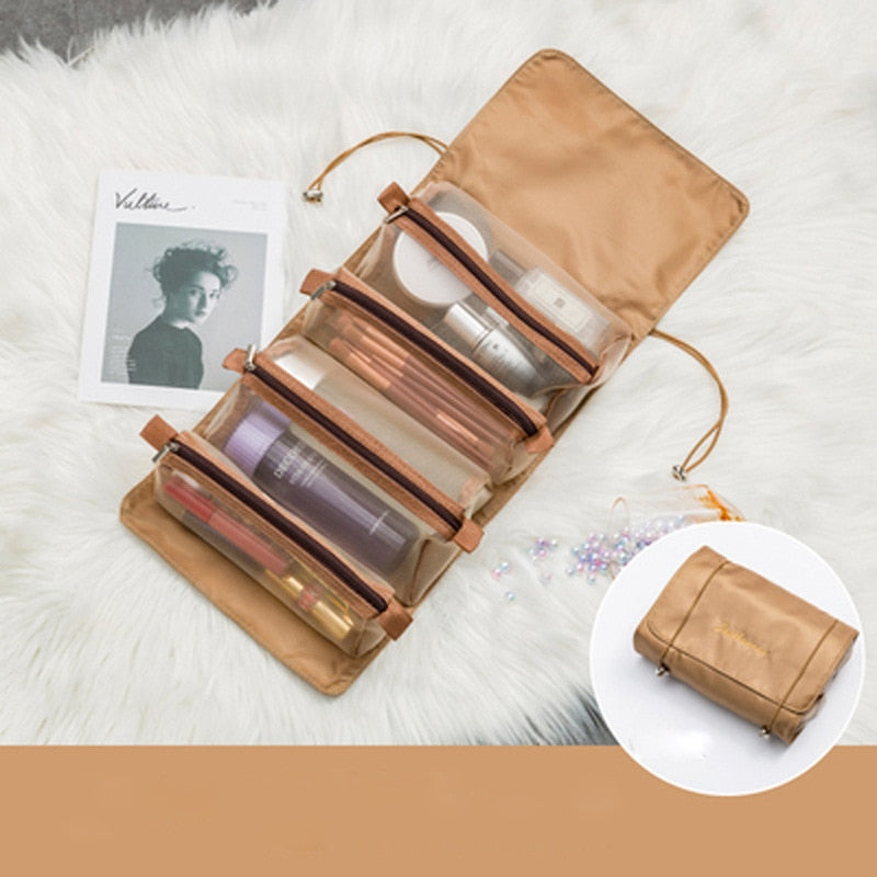 Portable Collapsible Makeup Travel Storage Bag