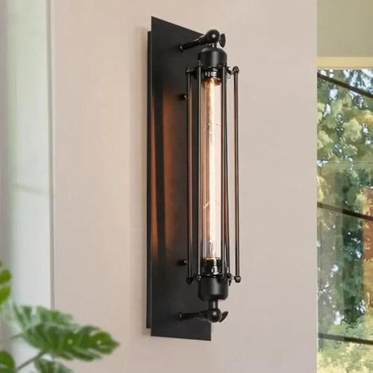 Classic Industrial Wall Light with Edison Bulb - Marketvora