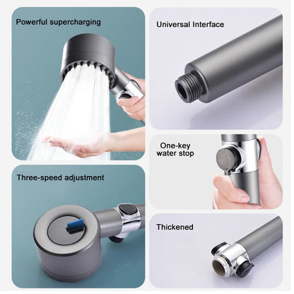 Ultra High Pressure Shower Head for Strong Water Flow