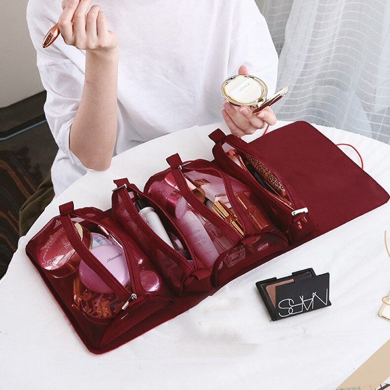 Portable Collapsible Makeup Travel Storage Bag - Marketvora