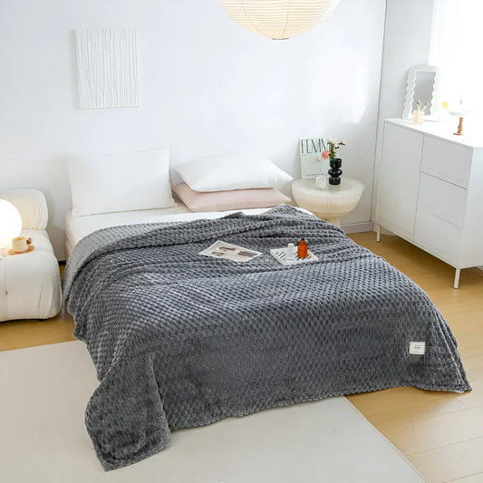 Plush Throw Blanket for Bed and Sofa - Marketvora