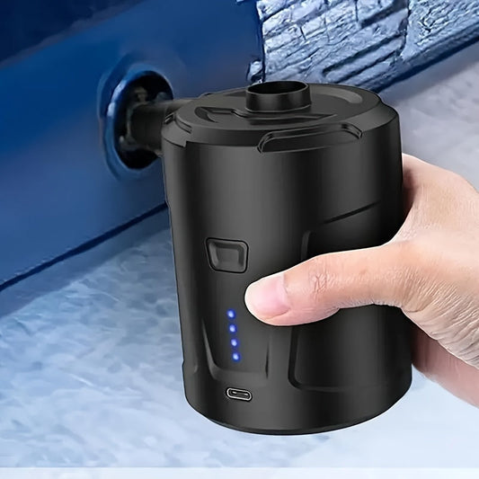 Portable Mini Air Pump USB Rechargeable Inflate - Marketvora