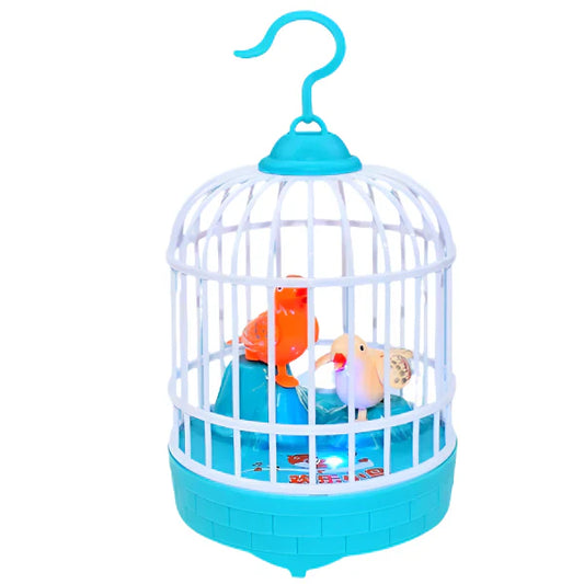 Fun Interactive Bird Cage with Lights and Sounds - Marketvora