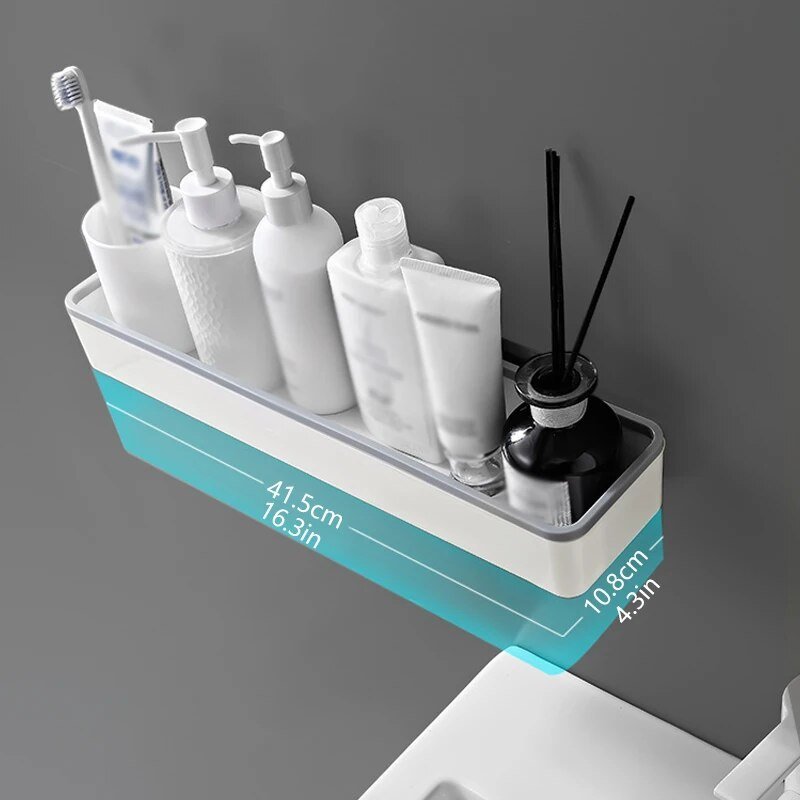 Space Saving Bathroom Shelf Rack