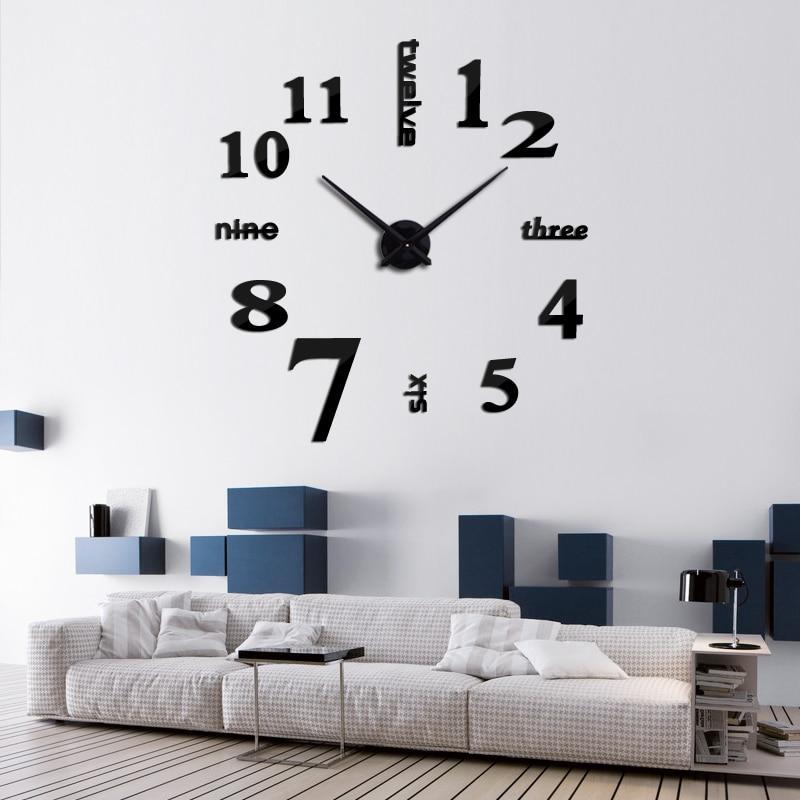 Modern Quartz Silent Clock