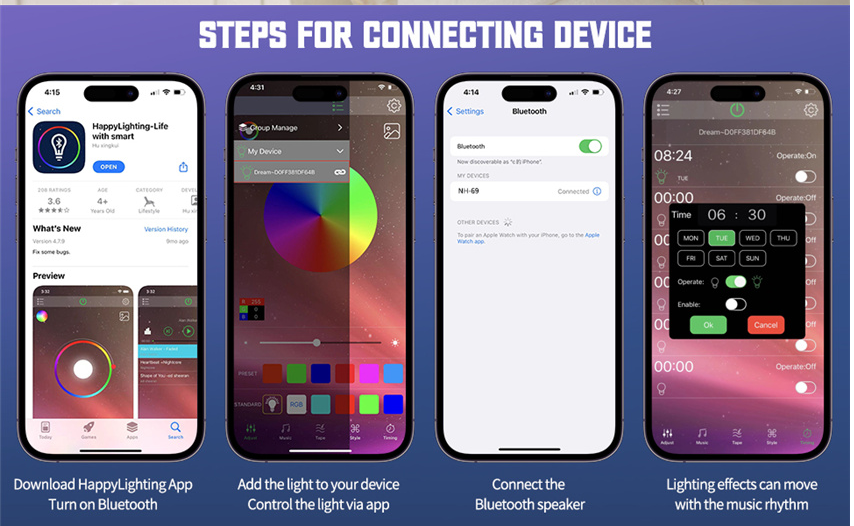 Wireless Charging Bluetooth Portable Speaker