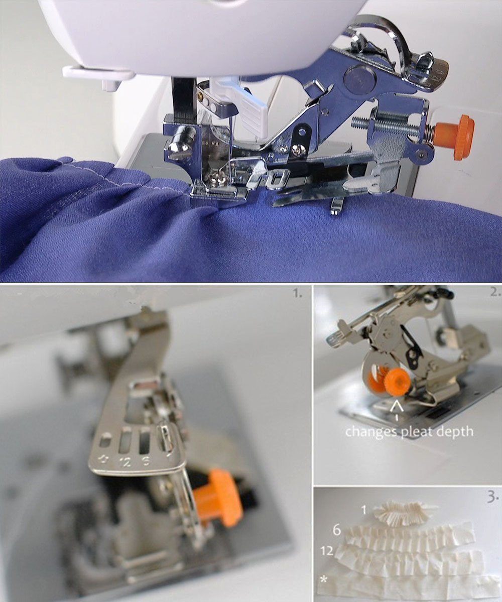 Automatic Sewing Machine Ruffler Foot