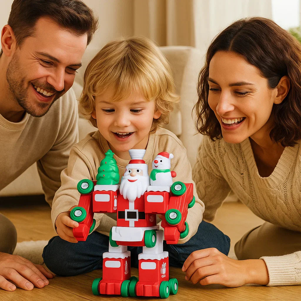 Fun Interactive Christmas Train Robot Toy - Marketvora