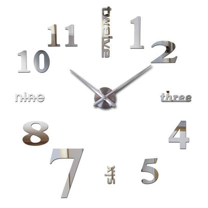 Modern Quartz Silent Clock