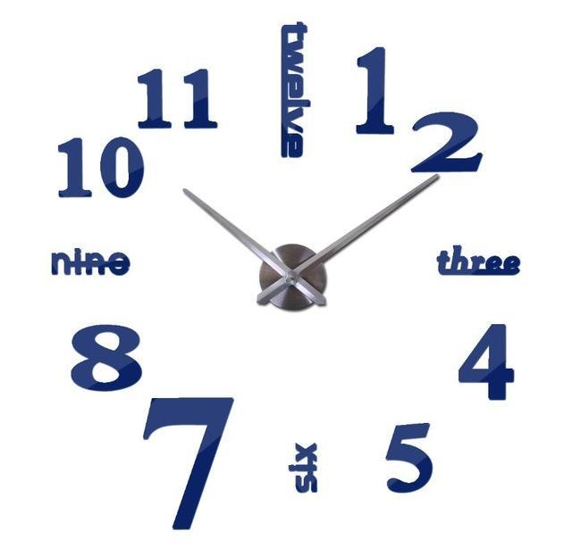 Modern Quartz Silent Clock